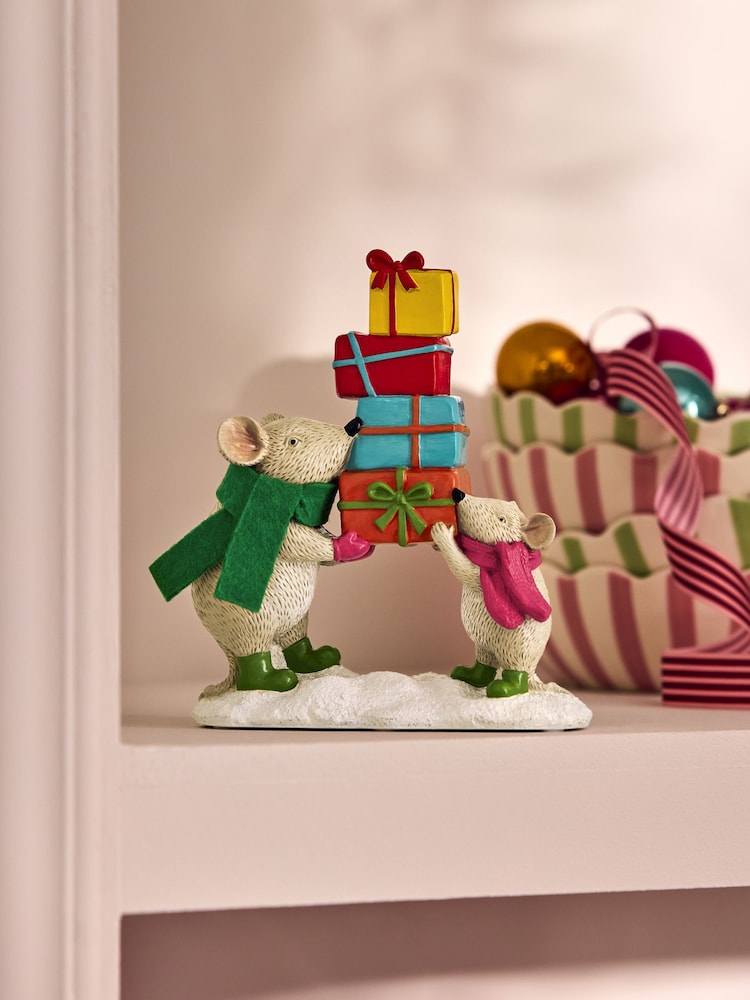 Grey Mice Christmas Ornament - Image 1 of 3
