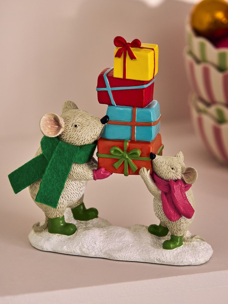 Grey Mice Christmas Ornament - Image 2 of 3