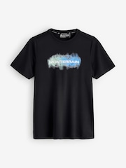 Monterrain Black Junior Hyperterrain Polyester T-Shirt - Image 1 of 1