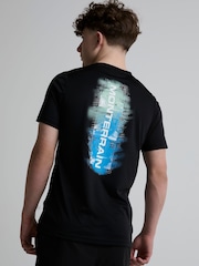 Monterrain Black Junior Hyperterrain Polyester T-Shirt - Image 2 of 6