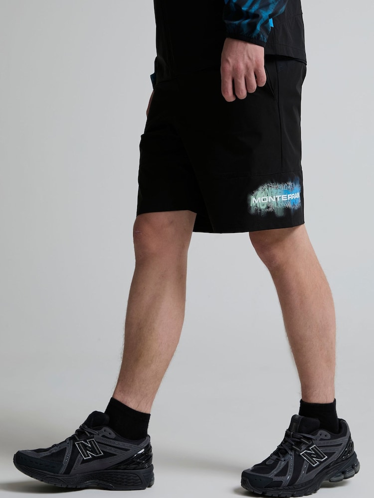 Monterrain Blue Jn Hyperterrain Woven Shorts - Image 1 of 5