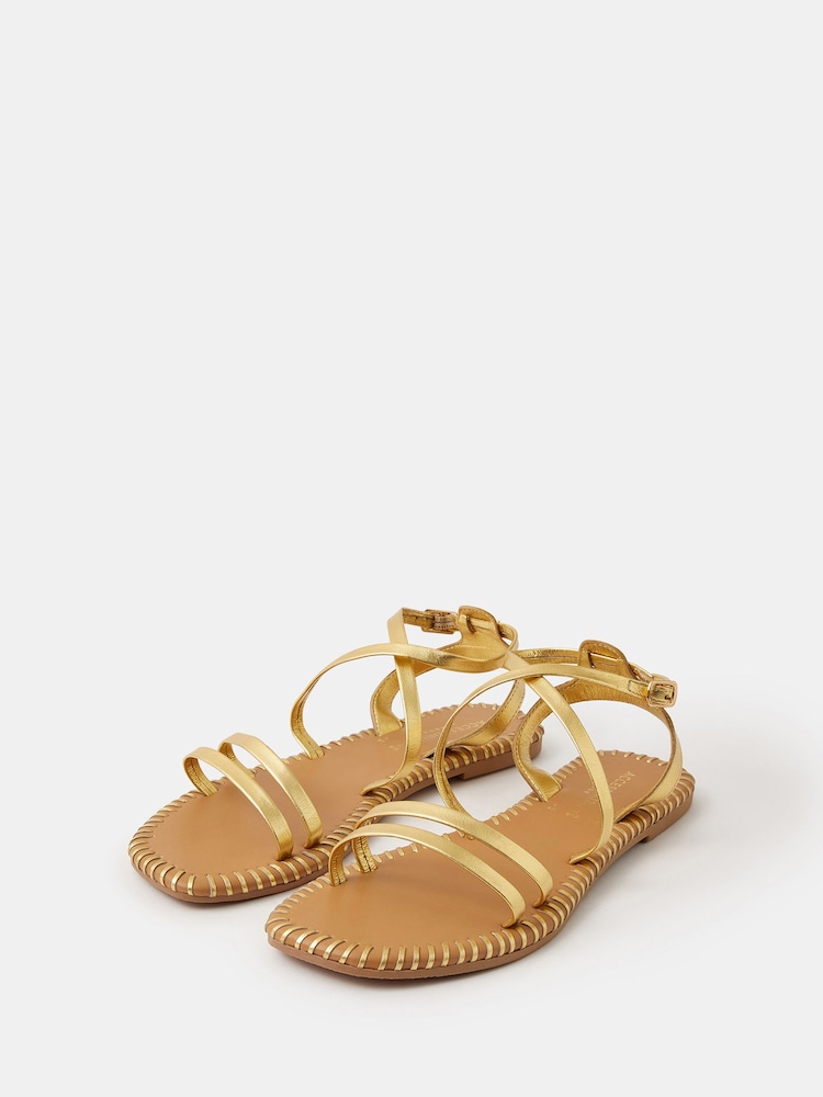 Accessorize Strappy Leather Sandals - Image 1 sur 3 Accessorize Strappy Leather Sandals - Image 1 sur 3