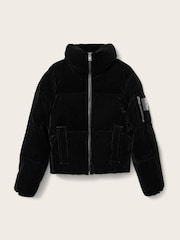 AllSaints Black Connie Puffer Coat - Image 6 of 6
