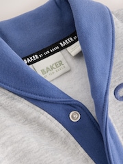 Baker by Ted Baker Grey/Blue Varsity Romper - Image 3 of 7
