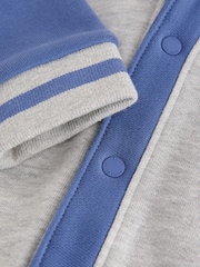 Baker by Ted Baker Grey/Blue Varsity Romper - Image 4 of 7