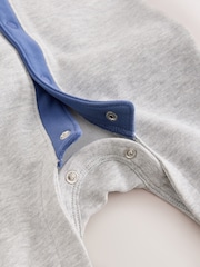 Baker by Ted Baker Grey/Blue Varsity Romper - Image 5 of 7