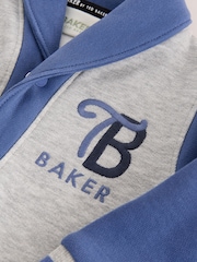 Baker by Ted Baker Grey/Blue Varsity Romper - Image 6 of 7