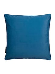 Laurence Llewelyn-Bowen Teal Diva Embroidery Velvet Filled Cushion - Image 3 of 4