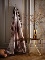 Laurence Llewelyn-Bowen Natural Venus Primavera Velvet Throw - Image 1 of 6