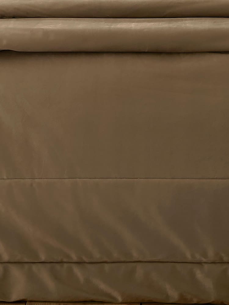 Appletree Taupe Harlan Velvet Bedspread - Image 4 of 4
