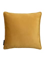 Laurence Llewelyn-Bowen Ochre Diva Embroidery Velvet Filled Cushion - Image 3 of 4