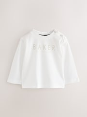 Baker by Ted Baker 3 Piece Knitted Varsity Cardigan T-Shirt and Joggers Set 3 Piece - Larawan 3 ng 10