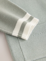 Baker by Ted Baker 3 Piece Knitted Varsity Cardigan T-Shirt and Joggers Set 3 Piece - Larawan 6 ng 10