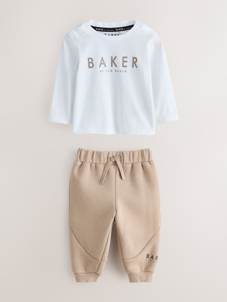 Baker by Ted Baker 3 Piece Sırıqlı gödəkçə, Futbolka və idman şalvarı Dəsti - 9şəkildən 2 şəkil