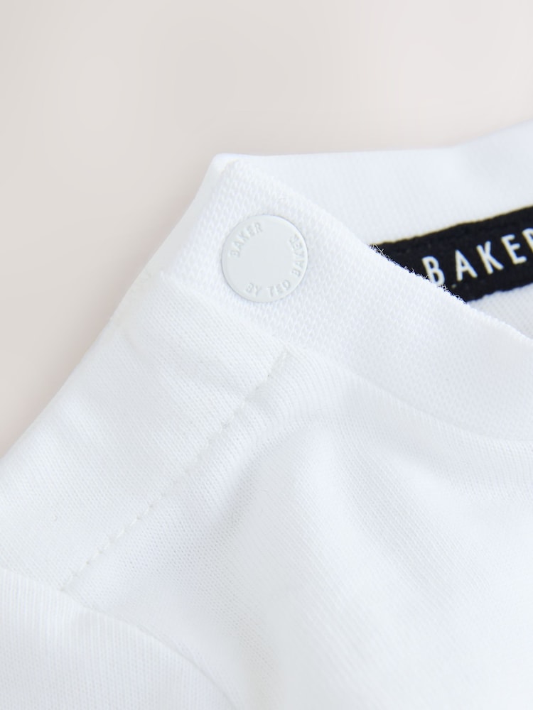 Baker by Ted Baker 3 Piece Sırıqlı gödəkçə, Futbolka və idman şalvarı Dəsti - 9şəkildən 9 şəkil