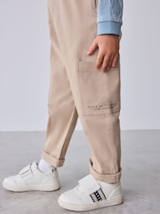 Baker by Ted Baker Blue Stone Dungaree and Graphic T-Shirts Set - Image 6 of 15