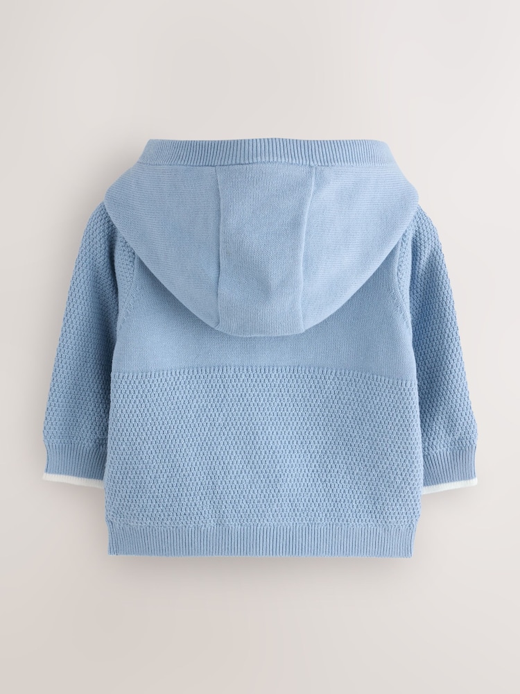Baker by Ted Baker Blue Knitted Jacket - Image 2 of 6
