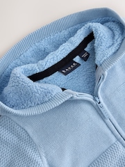 Baker by Ted Baker Blue Knitted Jacket - Image 3 of 6