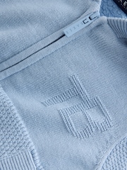 Baker by Ted Baker Blue Knitted Jacket - Image 4 of 6