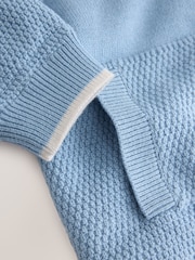 Baker by Ted Baker Blue Knitted Jacket - Image 5 of 6