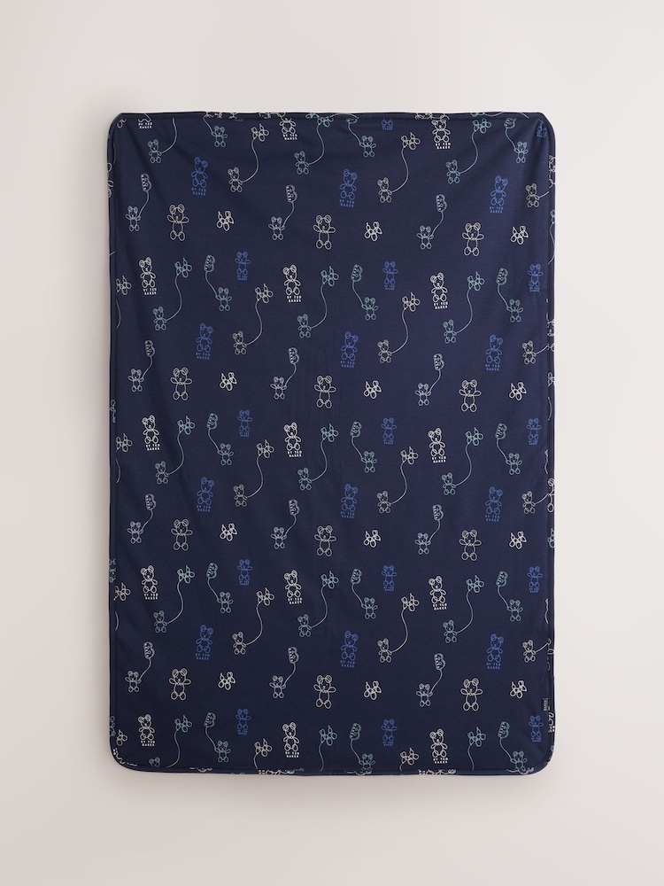 Baker by Ted Baker Navy Baker by Ted Baker Blanket - Image 6 of 6