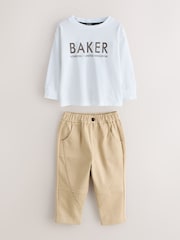 Baker by Ted Baker 3 Pieces Gödəkçə, Fутболка və Konusvari şalvar Dəsti - 17şəkildən 11 şəkil