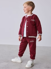 Bordo Qırmızı - Baker by Ted Baker 3 Parçalı Varsity Gödəkçə və İdman Ayaqqabısı Dəsti - 16şəkildən 1 şəkil