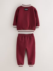 Bordo Qırmızı - Baker by Ted Baker 3 Parçalı Varsity Gödəkçə və İdman Ayaqqabısı Dəsti - 16şəkildən 10 şəkil