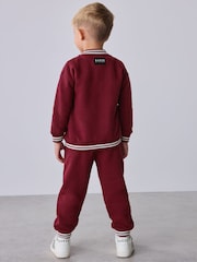 Bordo Qırmızı - Baker by Ted Baker 3 Parçalı Varsity Gödəkçə və İdman Ayaqqabısı Dəsti - 16şəkildən 5 şəkil