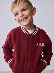 Bordo Qırmızı - Baker by Ted Baker 3 Parçalı Varsity Gödəkçə və İdman Ayaqqabısı Dəsti - 16şəkildən 7 şəkil