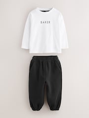 Baker by Ted Baker 3 Piece Textured Jacket, T-Shirt and Joggers Set - Slika 3 od 10
