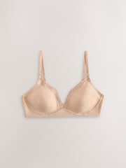 Almond Hubad - Smoothing Lace Trimmed Maternity & Nursing Bra with Motion Flex Technology - Larawan 5 ng 7