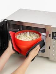 Lekue Red Microwave Popcorn Maker - Image 5 of 6
