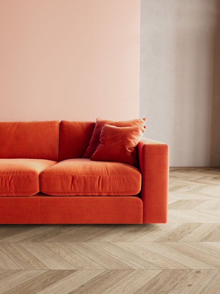 Swoon Burnt Orange Althaea Corner Five-Seater Sofa - Image 2 of 7