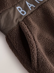 Baker by Ted Baker Brown Funnel Neck Fleece - Image 10 of 12
