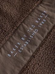 Baker by Ted Baker Brown Funnel Neck Fleece - Image 11 of 12