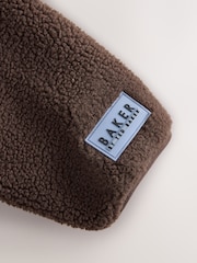 Baker by Ted Baker Brown Funnel Neck Fleece - Image 12 of 12