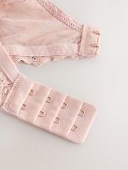 Blush Pink Padded Non Wire Comfort Lace Maternity & Nursing Bra - Image 8 of 8