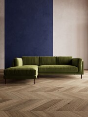 Swoon Fern Munich Corner Left-Hand Sofa - Image 1 of 8