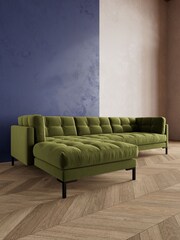 Swoon Fern Landau Corner Left-Hand Sofa - Image 2 of 8