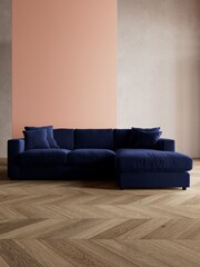 Swoon Ink Althaea Corner Right-Hand Sofa - Image 1 of 8