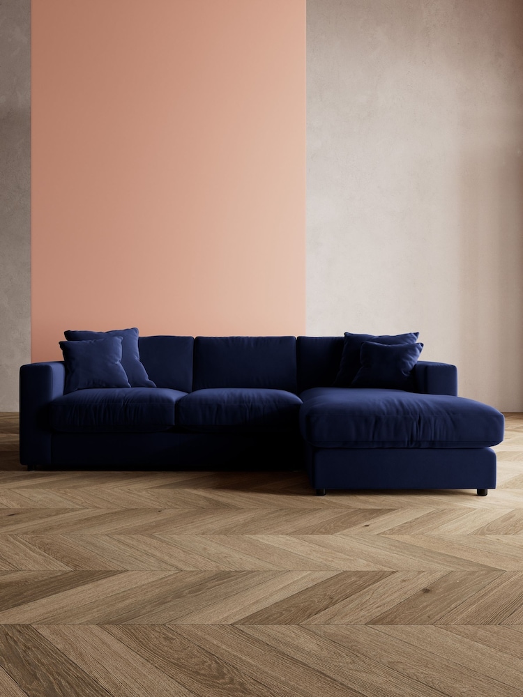 Swoon Ink Althaea Corner Right-Hand Sofa - Image 1 of 8