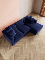 Swoon Ink Althaea Corner Right-Hand Sofa - Image 5 of 8