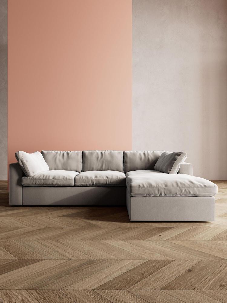 Swoon Ecru Seattle Corner Right-Hand Sofa - Image 1 of 8