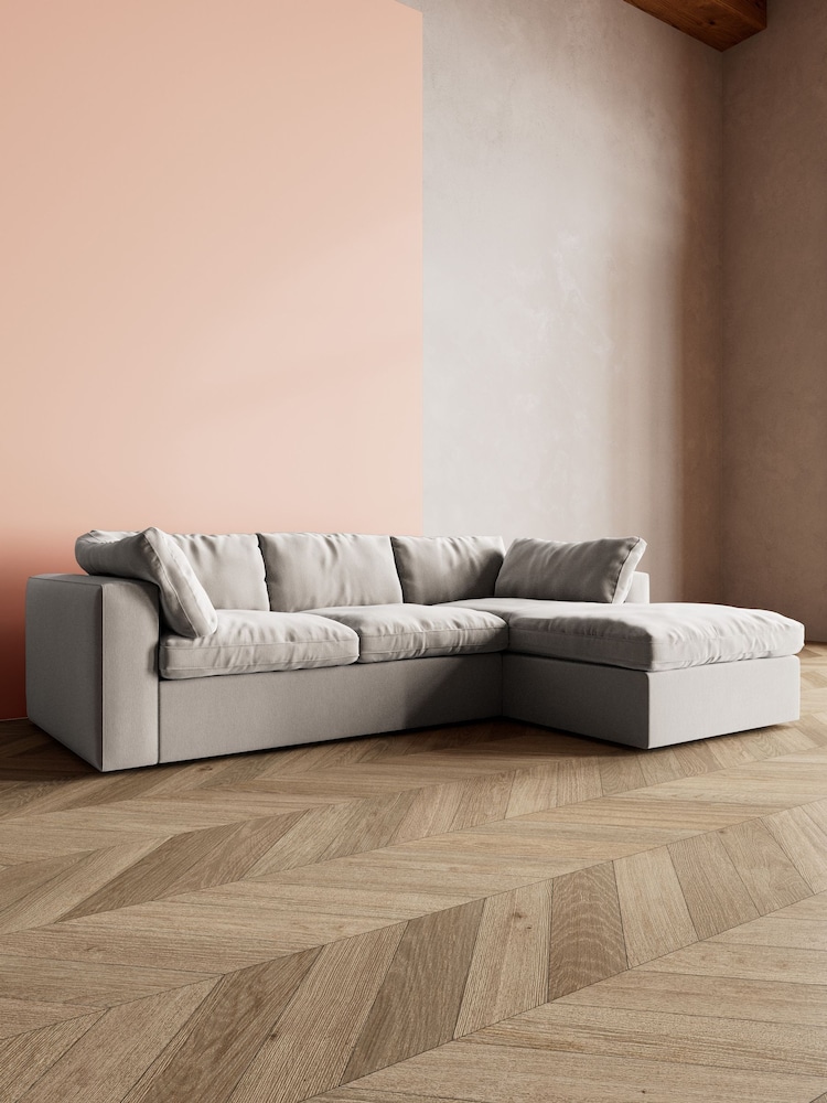 Swoon Ecru Seattle Corner Right-Hand Sofa - Image 2 of 8