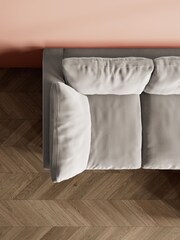 Swoon Ecru Seattle Corner Right-Hand Sofa - Image 6 of 8