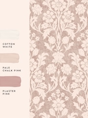 Laura Ashley Plaster Pink Semington Silhouette 10M Wallpaper - Image 4 of 4