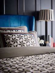 Laurence Llewelyn-Bowen Black Hero Cotton Duvet Cover Set - Image 2 of 5