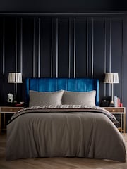 Laurence Llewelyn-Bowen Black Hero Cotton Duvet Cover Set - Image 4 of 5