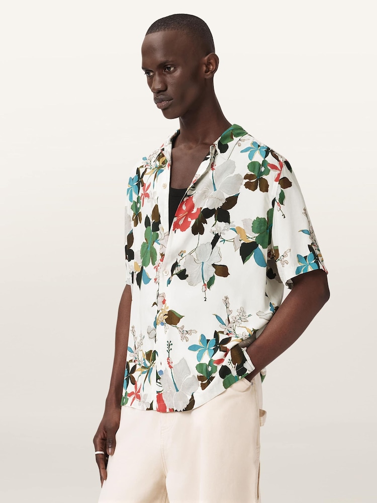 AllSaints Koh Chang Short Sleeve Shirt - Imaginea 1 din 8 AllSaints Koh Chang Short Sleeve Shirt - Imaginea 1 din 8